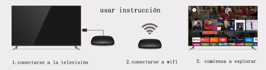 Original Xiaomi MI TV BOX 3 Smart 4K Ultra HD Red Bull Media Player Set-top Box 2G 8G Android 6.0 Movie WIFI Google Cast Netflix-16