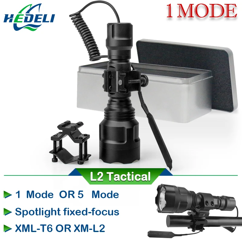 

spotlight hunting flashlight 1 or 5 mode l2 Tactical flashlight 18650charge waterproof torch Bicycle Light xml t6 electric torch