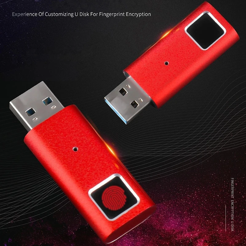 Зашифрованный отпечаток пальца Флешка 32 Гб 64 ГБ флеш-накопитель USB 3,0 бизнес безопасности USB диск