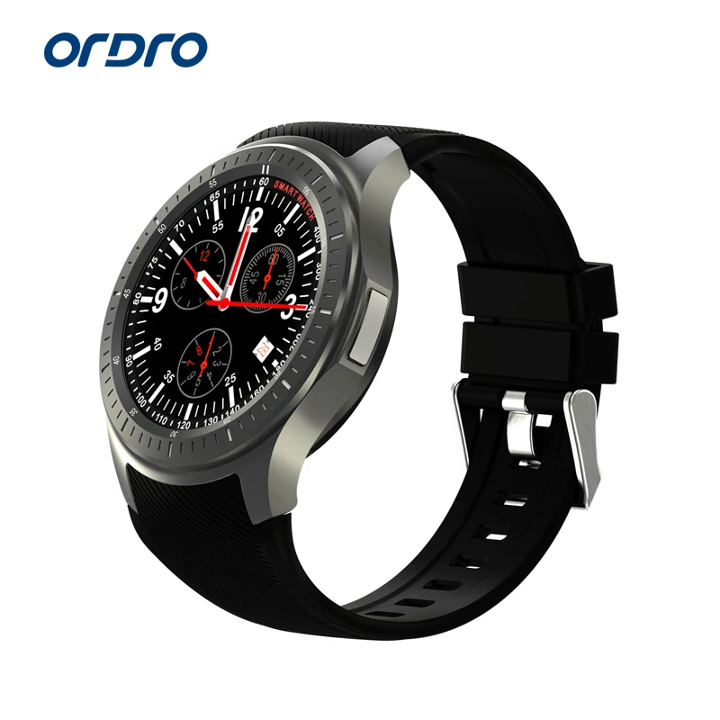 

Ordro SW58 Pharameter 3G Smart Watch Heart Rate Tracker for Android Bluetooth 4.0 RAM 512MB ROM 8MB Weather Monitor Wristwatch