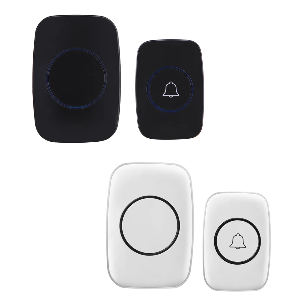 Wireless Doorbell Waterproof Battery Buttons US EU UK Plug Receiver 300M Remote Led Light Home Cordless Bell 38 Chimes Wireless Doorbell Waterproof Battery Buttons US EU UK Plug Receiver 300M Remote Led Light Home Cordless Bell 38 Chimes