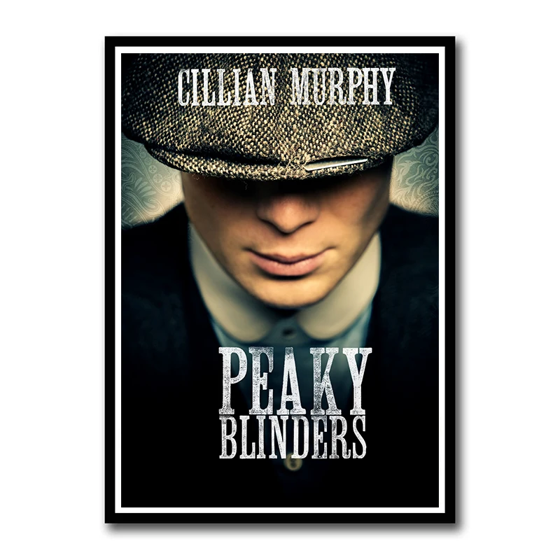 Movie TV Peaky Blinders White Coated Paper Posters Wall Decor Painting for Living Room Home Decoration Frameless - Цвет: Многоцветный