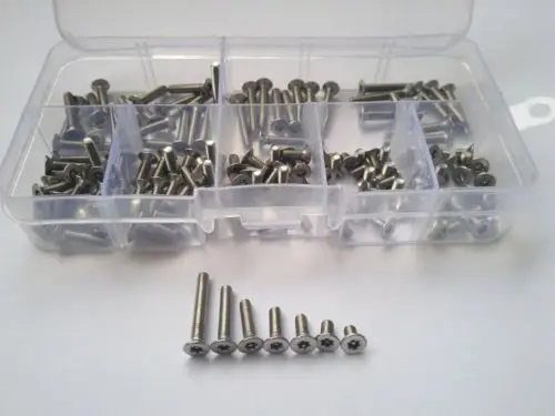 140 шт. M3 Torx T & TX розетка с потайной головкой ассортиментом стопорных винтов|bolt wall|m3