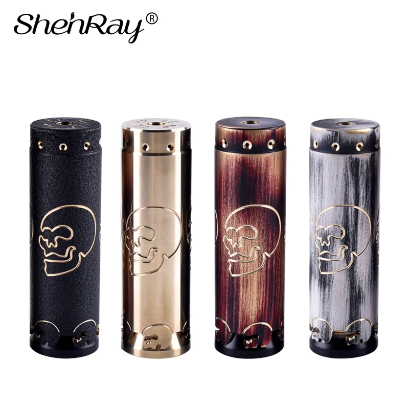 

Original Shenray Skull Hk Mechanical Mod Black Color 510 Thread 21700 20700 18650 Battery Electronic Cigarette for RDA RTA RBA