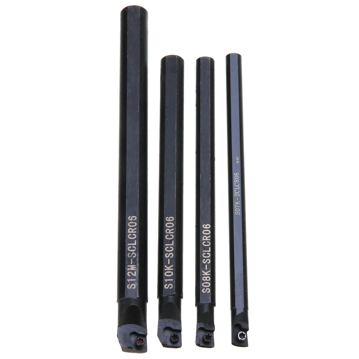 

4pcs SCLCR06 Turning Tool Holder Boring Bar 7/8/10/12mm with 10pcs CCMT060204 Inserts and 4pcs Wrenches For Lathe Turning Tools