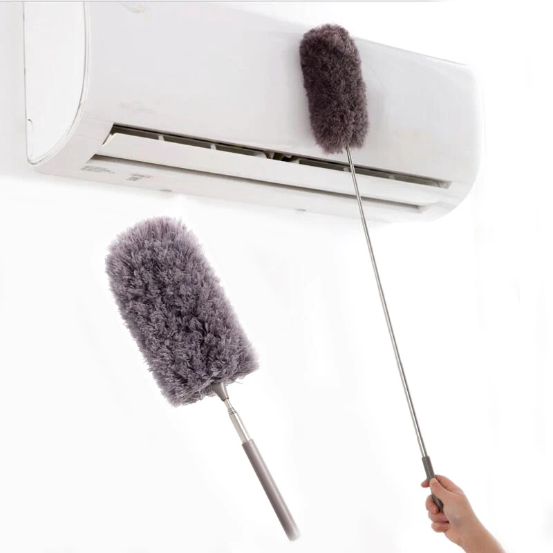 

Adjustable Microfiber Dusting Brush Extend Stretch Feather Duster Air-condition Furniture Household Cleaning Accessories