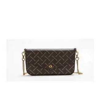 

2018 Emarald European and American retro envelopes chain three piece hand bag lady all-match simple hand single shoulder bag