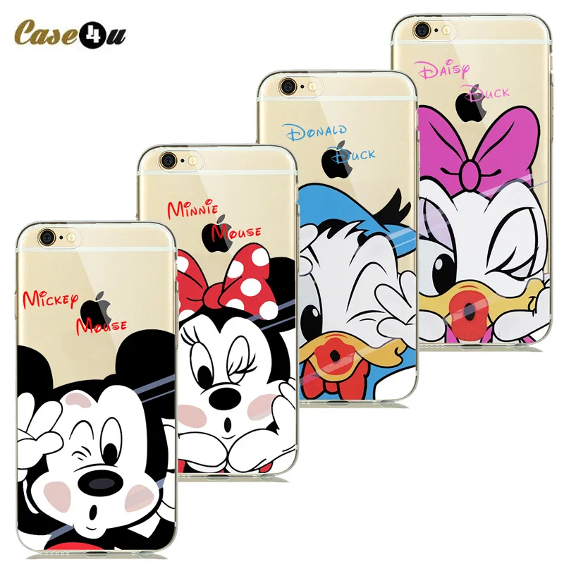Funny Minnie Mickey Mouse Phone Case Cover for fundas