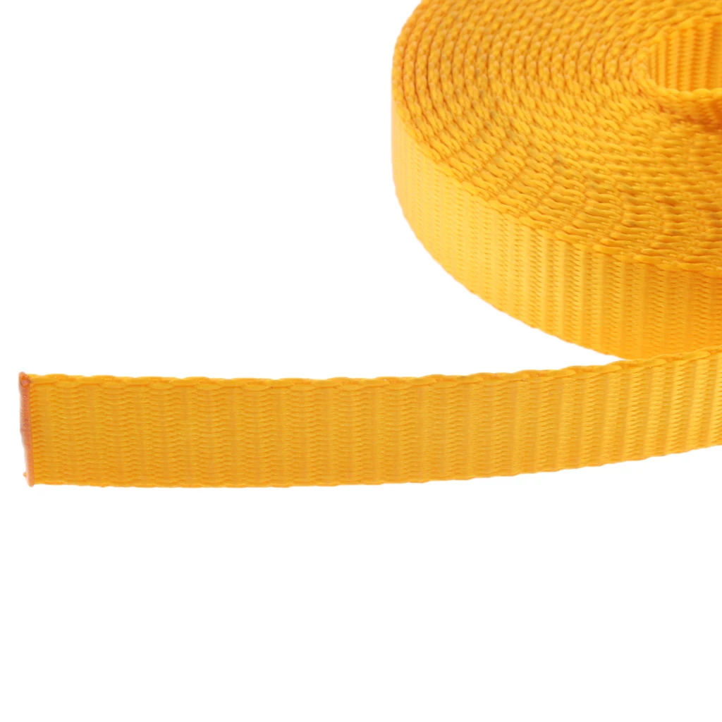 Polyester Climbing Webbing Strapping Webbing Climbing Flat Strap for Bags Backpacks Belts Harnesses Climbing Webbing Flat Rope