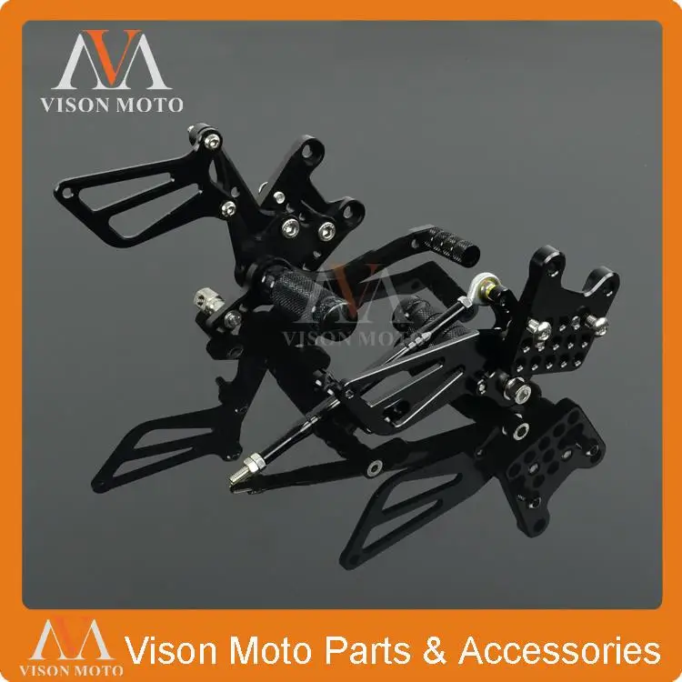 CNC Adjustable Rearsets Foot Pegs Rear Sets For Suzuki SV650 SV650S