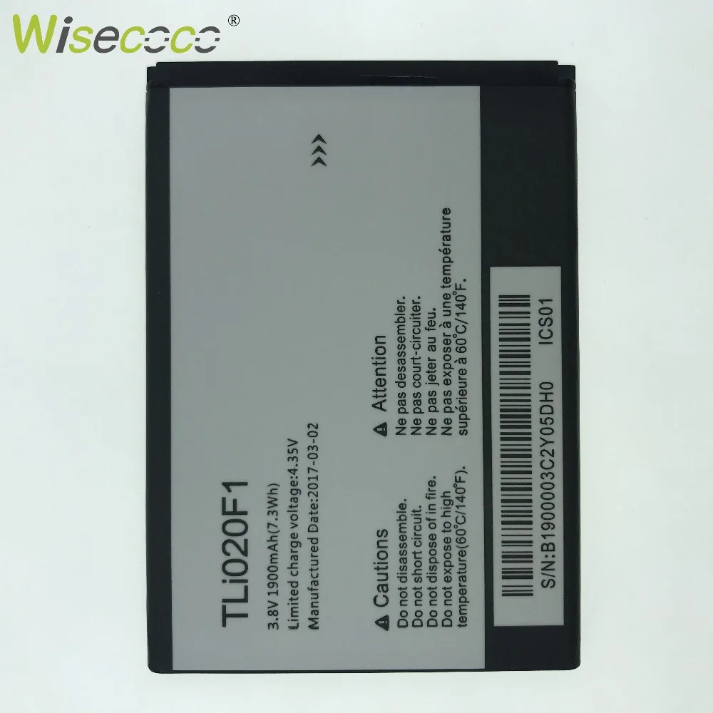 Wisecoco TLi020F1 1900 мАч 3,8 в батарея для Alcatel OneTouch Pop Star 3g 5022D 5022X Star 4G 5070D 5070X сменная батарея для телефона