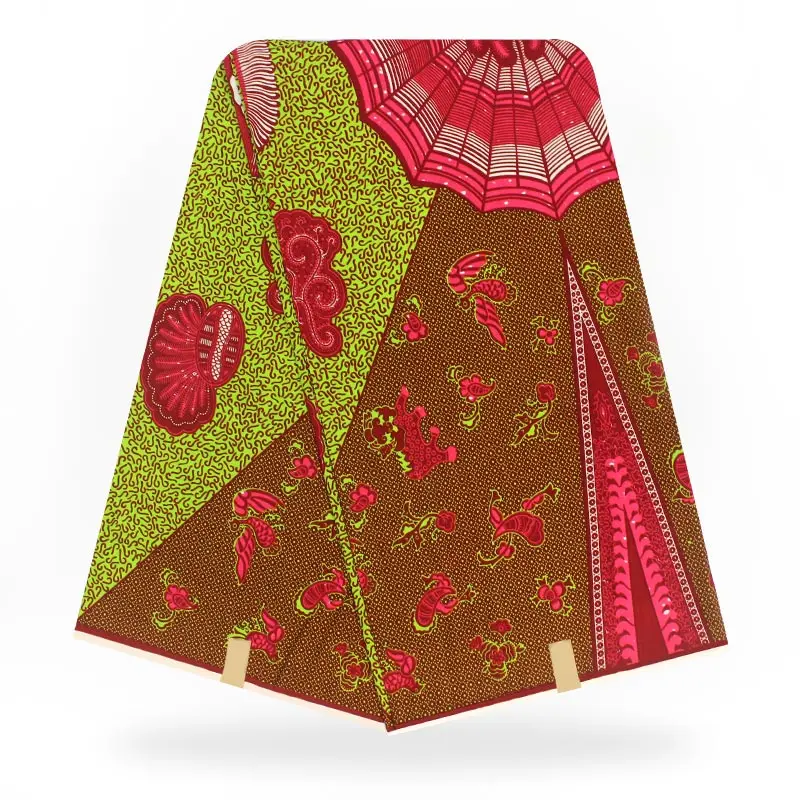 Африканская восковая ткань высокого качества ткани для пэчворка африканская Ткань 6 ярдов Хлопок Анкара ткань для одежды C-28