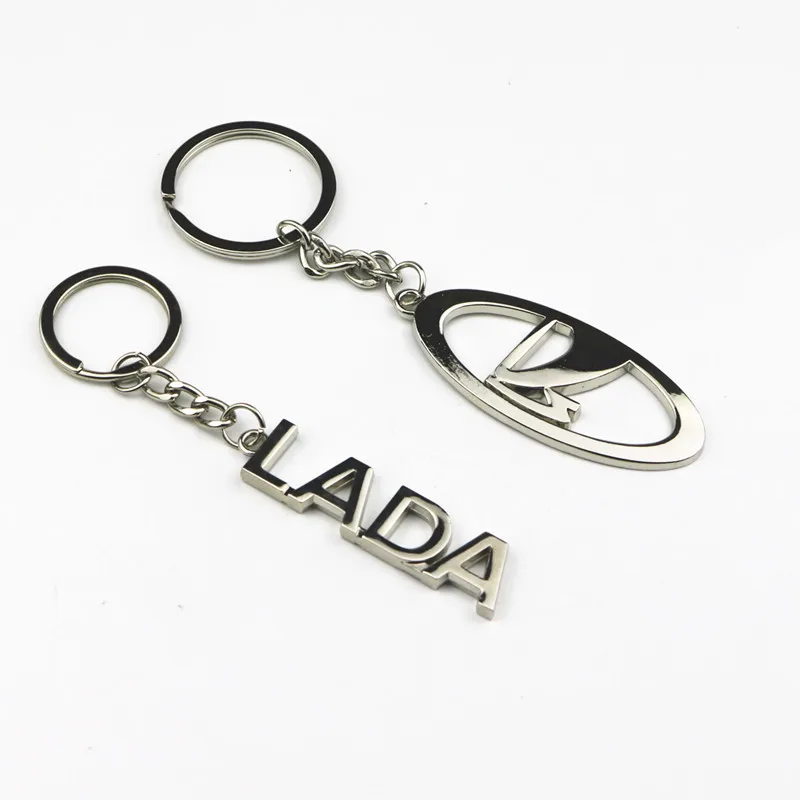 3D Metal Car Key Ring for Lada 1Pc Fashion Brand New Auto Supplies Lada