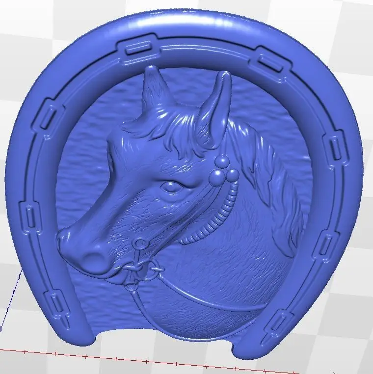 Рельеф для ЧПУ в формате STL artcam Модель 3d horse_18|for cnc|3d model reliefcnc relief |