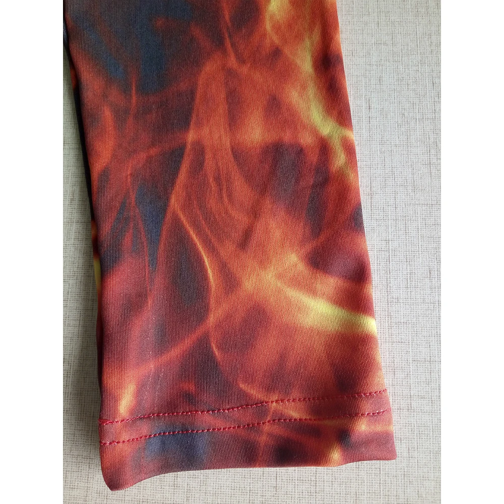 KYKU Brand Russian 3D Style Fire Flame Printing Leggings Punk Women Legging Stretchy Trousers Casual Pants Womens Leggings Black black leggings