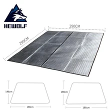 HEWOLF трехразмерный коврик для кемпинга, пикника, ультралегкий влагостойкий коврик для сна, алюминиевая пленка, коврик для пляжной палатки, подушка