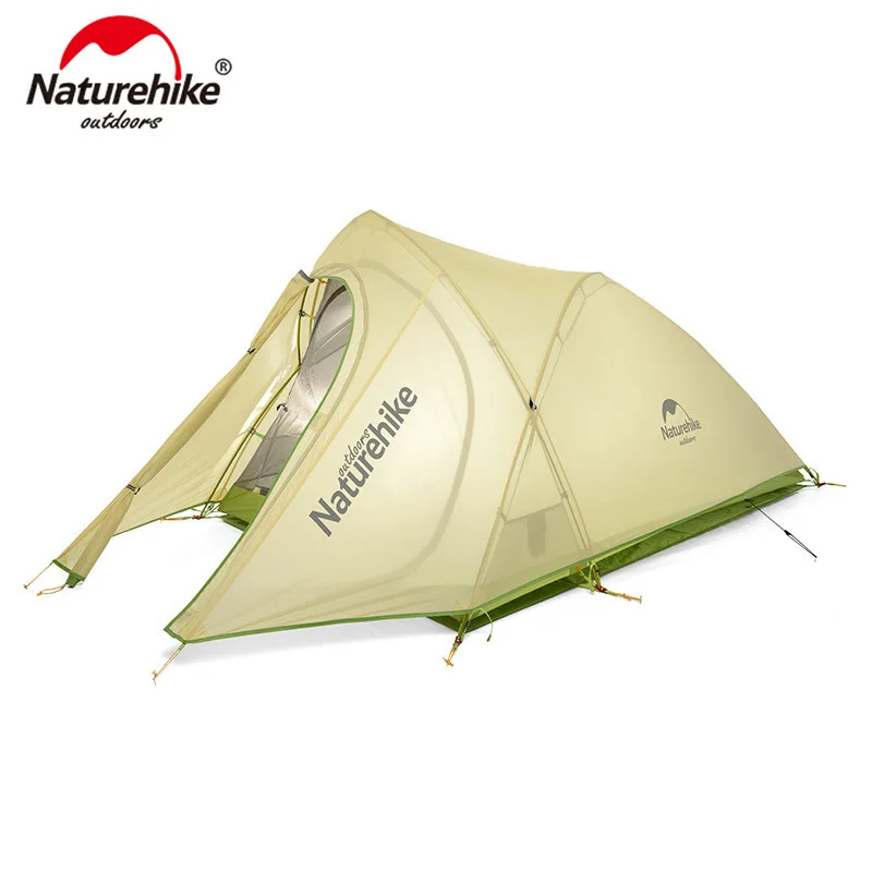 Naturehike Cirrus Ультралегкая палатка 2 человека 20D нейлон с силиконовым покрытием палатка для кемпинга с бесплатным ковриком NH17T0071-T Naturehike Cirrus Ультралегкая палатка 2 человека 20D нейлон с силиконовым покрытием палатка для кемпинга с бесплатным ковриком NH17T0071-T