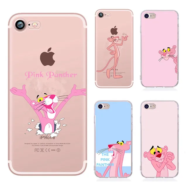 For Iphone X Case For Iphone 6s Case Silicone Clear Cute Zebra Pink