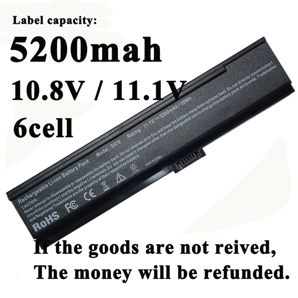 Новый аккумулятор для ноутбука Acer Aspire 3030 3050 3200 3600 5500 5570 5050 5504 5570Z 5580 3000 5000 555X 503X 5502