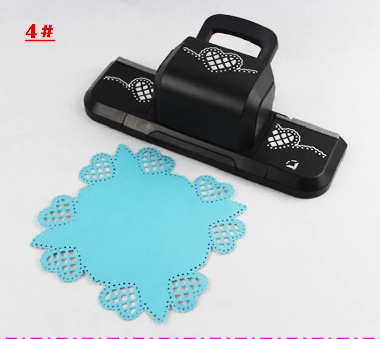 Big 4 inch love heart shape craft punch embossing paper level border