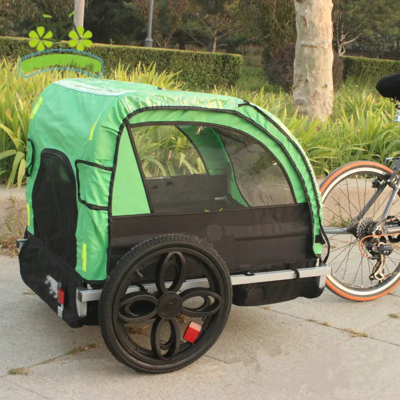 2 Kids/child Bicycle Tow Behind Trailer, Baby Stroller Bike Tricycle Of Double Seat, Aluminum Alloy Frame And Air Wheel 2 Kids/child Bicycle Tow Behind Trailer, Baby Stroller Bike Tricycle Of Double Seat, Aluminum Alloy Frame And Air Wheel