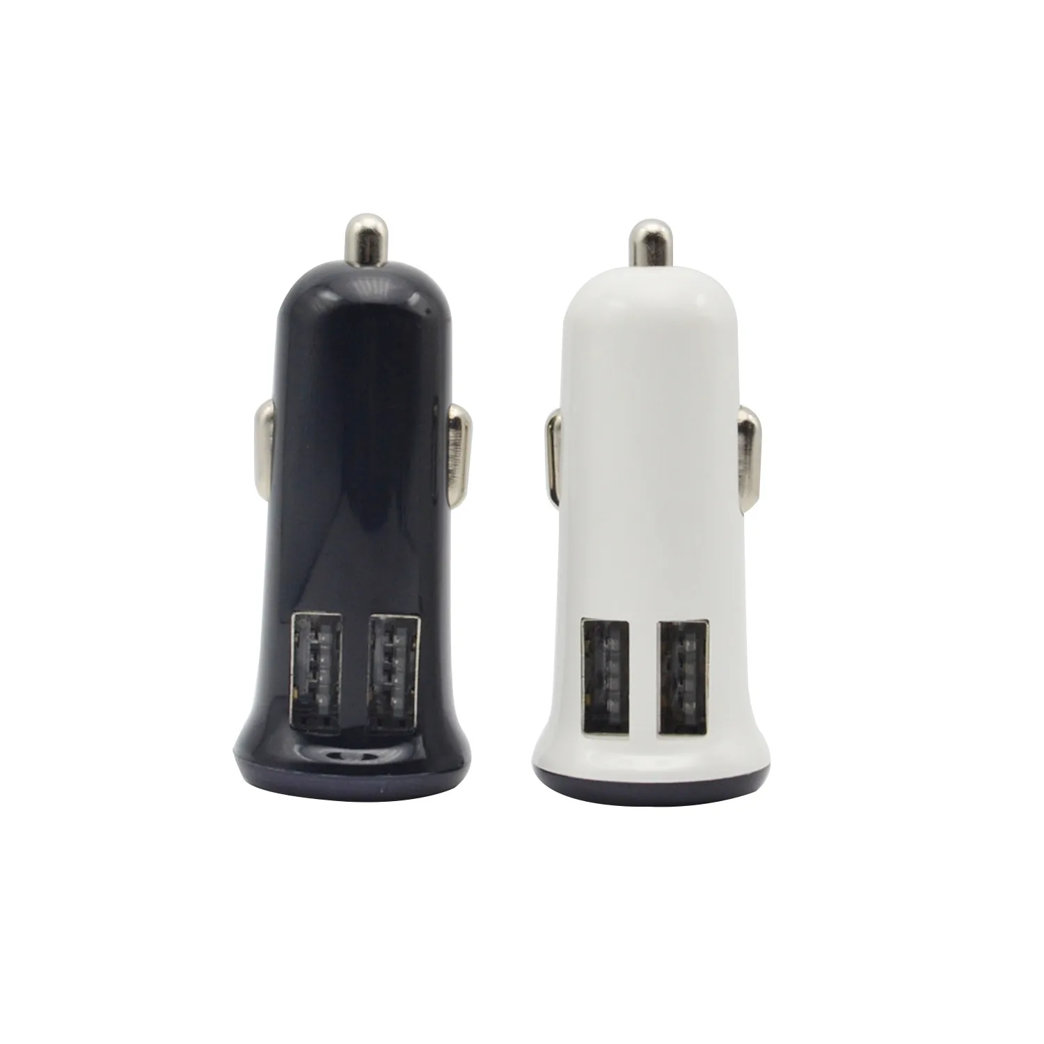 Быстрое зарядное устройство для автомобиля 12 24 В 2 порта + кабель Type c / micro USB