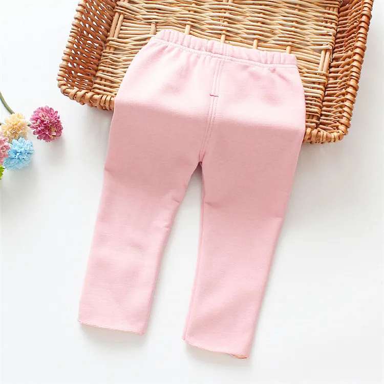Girls Leggings 2018 Winter Legging Girls Kids Cotton Pants Warm For Girls Cartoon Thick Toddler Pants Cute Child Trousers   102