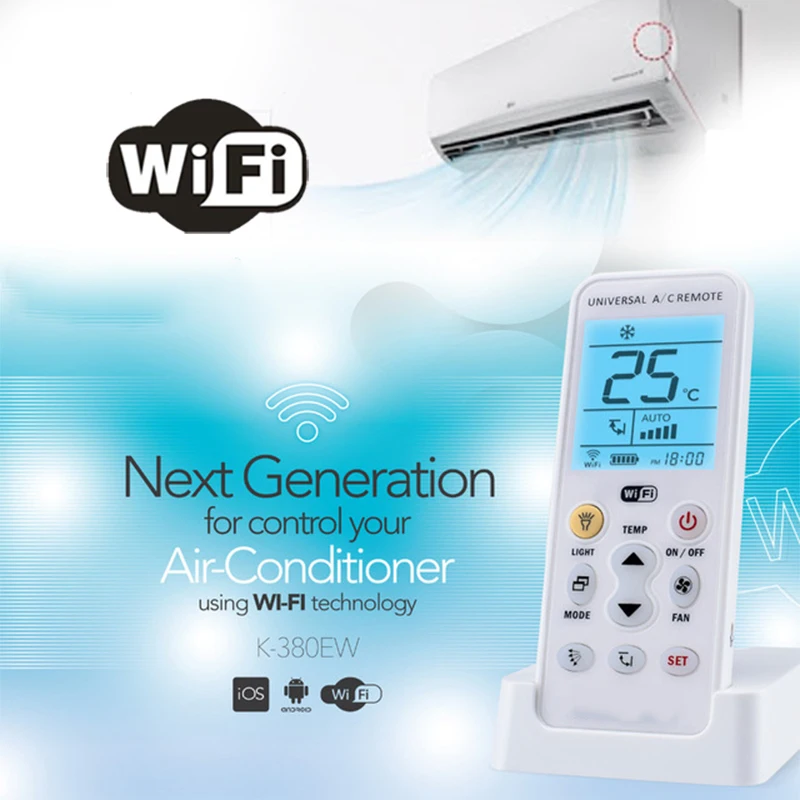 

Air Conditioner Controller Air Conditioner Remote Remote Controller LCD Smart Intelligent Universal WIFI ABS