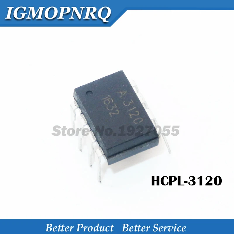 100 шт. Бесплатная доставка HCPL3120 DIP8 PL-3120 DIP HCPL-3120 3120 новый оригинальный | Электронные
