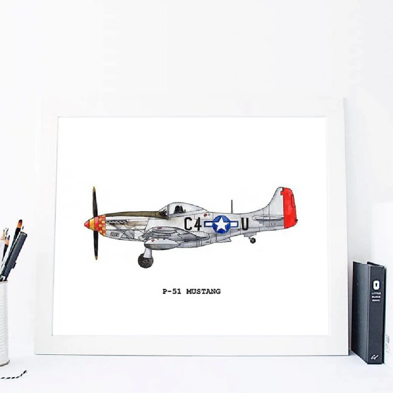 Vintage Airplane Canvas Prints
