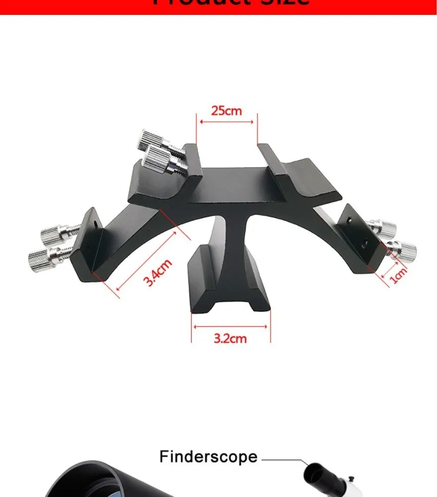 Многофункциональный фиксированный слот Deluxe Finderscope ласточкин хвост Монтажный кронштейн база обуви для астрономии монокуляры телескоп Finder Scope