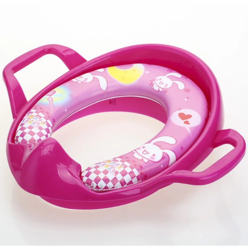 Enfant туалетные принадлежности детское сиденье для унитаза сиденье на горшок Герметичный портативный Детский горшок для обучения мальчиков и девочек детское сиденье для унитаза Детский горшок - Цвет: Розовый