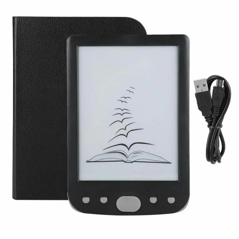 Модные электронные блокноты 6 дюймов 600*800 ink displaye reader с защитным чехлом чехол ebooker reader 6 дюймов электронная книга - Цвет: Grey