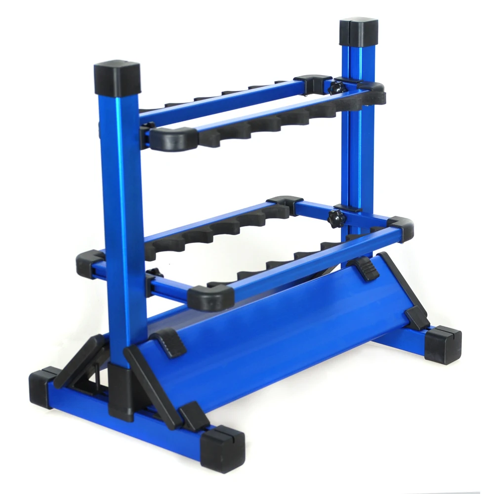 Aventik Mini Fishing Rod Holder Aluminum 12 Rod Fishing Rod Shelf Fishing Rod Rackrod rackrod