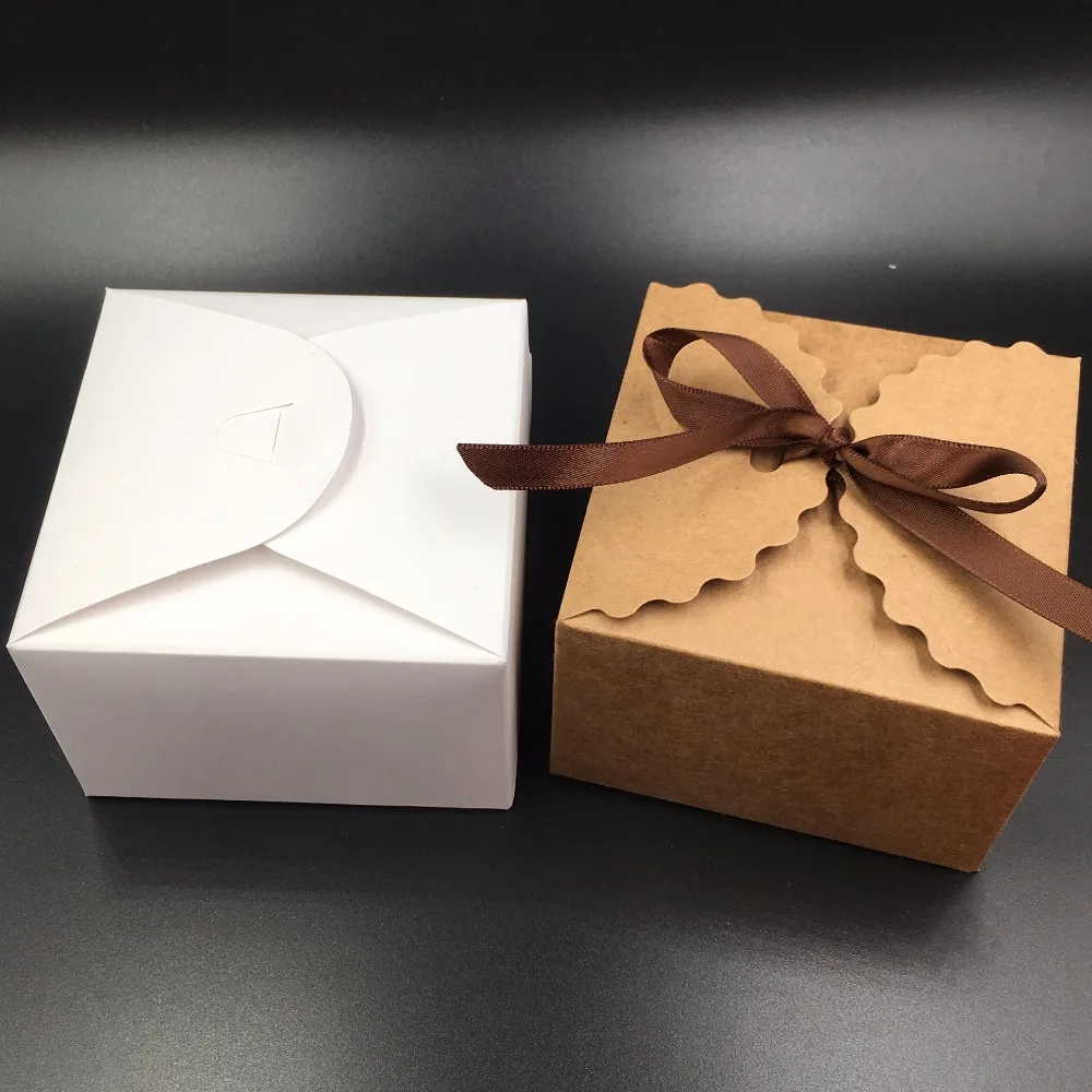 30 шт коричневая Подарочная коробка крафт-бумага коробки для конфет \ торт \ ювелирные изделия \ подарок \ шоколад \ Праздничная упаковка коробки
