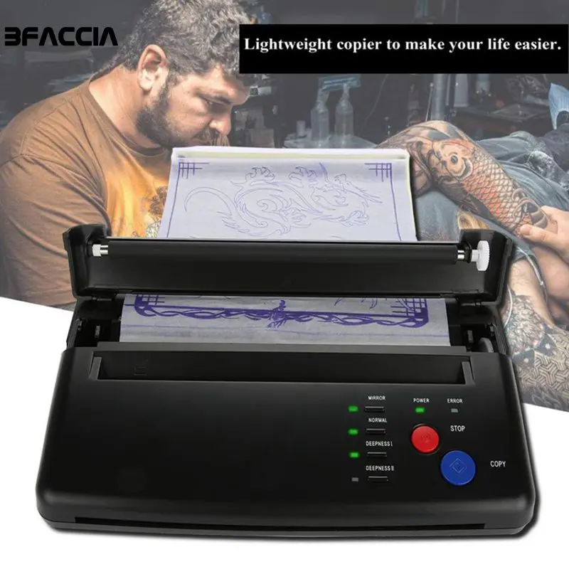 Bfaccia Maquiagem тату копировальная машина Самая низкая цена A4 переводная бумага черный