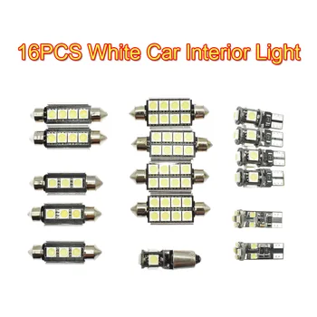 

16PCS/Set DC 12V White Interior LED light Lit Super Bright For Mercedes Benz M class W 164(2006-2011)