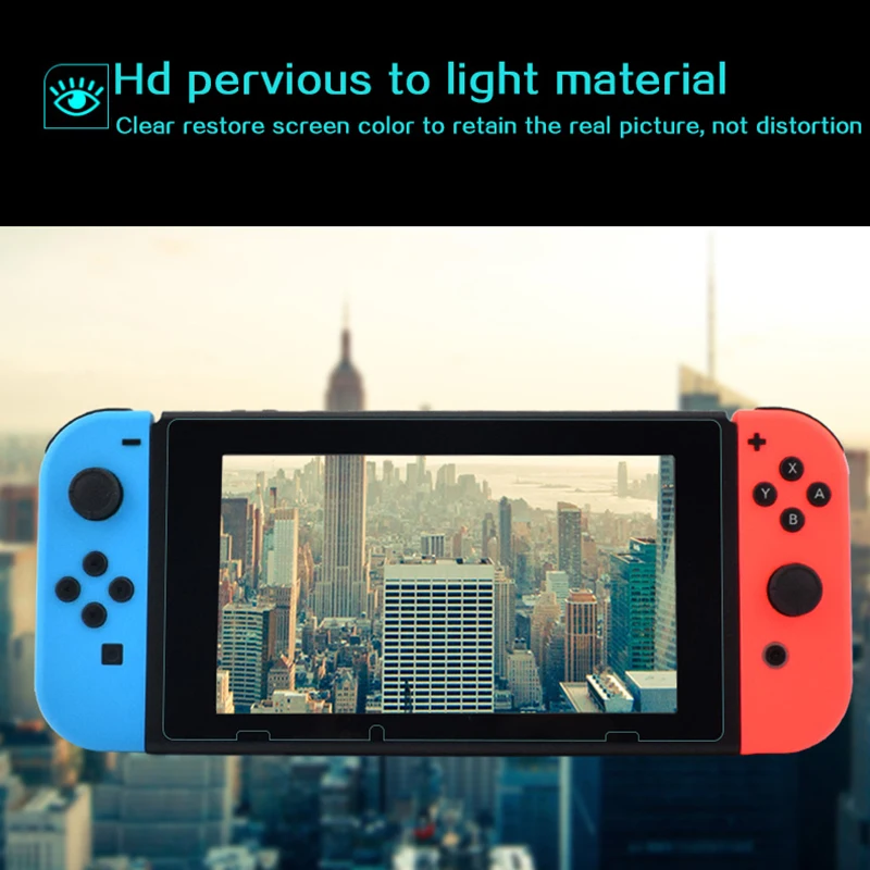 2 шт./лот 9H закаленное стекло Защита для экрана Nintendo переключатель NS консоль