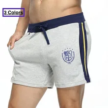 Хлопковые спортивные серые повседневные шорты летние штаны для бега шорты короткие пижамные шорты cortos hombres свободная Пижама с карманами