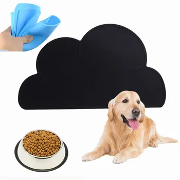 

Silicone Cloud Shape Pet Feeding Mat Dog Cat Feeder Mat Pad Pet Water Food Dish Bowl Feeding Placemat Pet Supplies