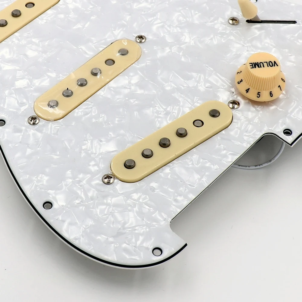 DIY собранная перламутровая ST гитара pickguard prewired с Donlis 60-х винтажный Alnico 5 звукоснимателей гитарные аксессуары гитара