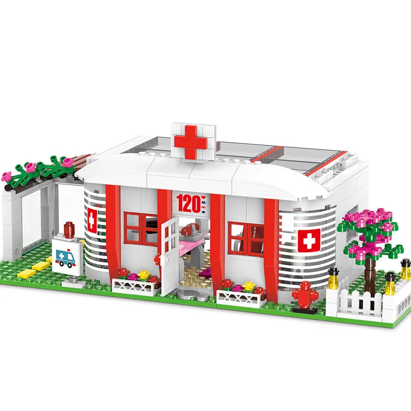 

XINGBAO 12009 New Toys 590Pcs City Girls Series The Campus Medical Office Set Building Blocks Bricks Funny Girl Kids Gifts Toys