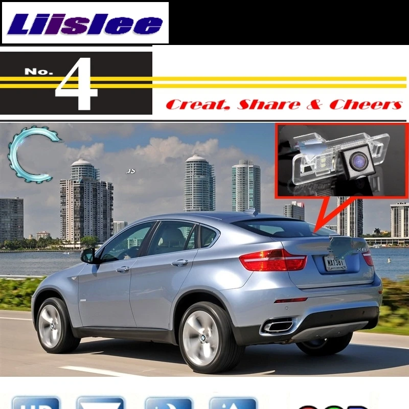 

Liislee For BMW X6 X6M E71 2008~2014 Car Camera High Quality Rear View Back Up Camera For PAL NTSC For TG Tuning CCD Connector