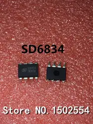 5 шт./лот SD6834 DIP-8 светодиодный ЖК-дисплей источника питания чип управления