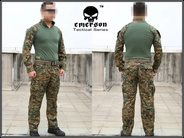 combat uniform emerson bdu airsoft uniform usmc operational gear