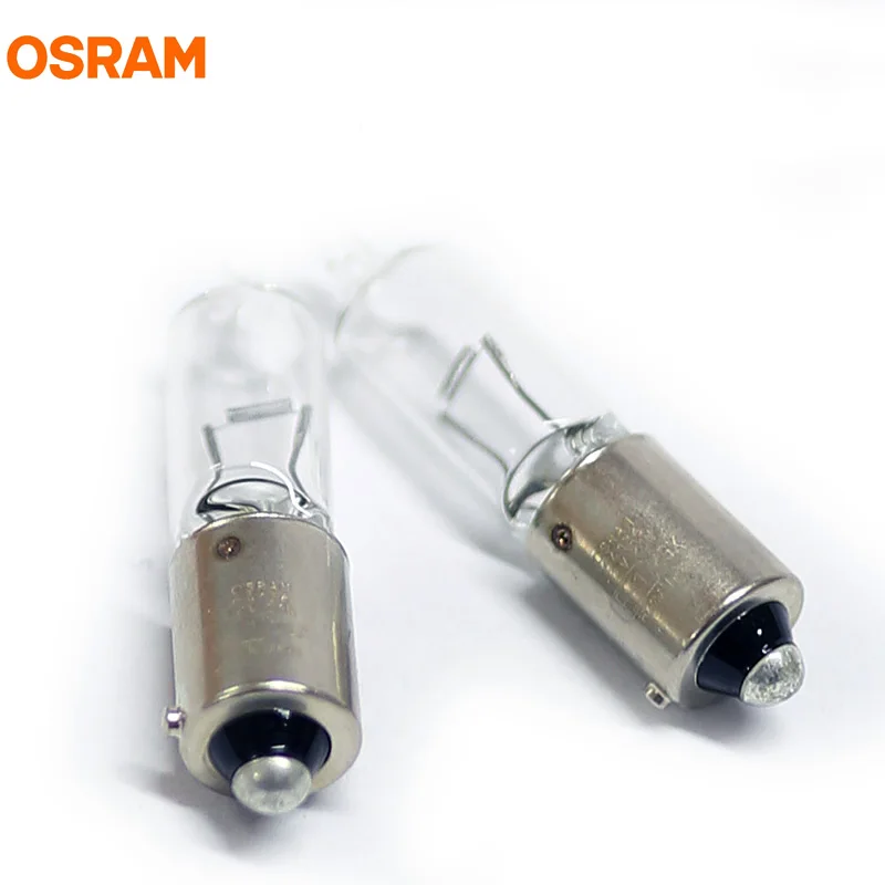 10 шт. OSRAM 64136 H21W BAY9s 12 в 21 Вт Оригинальные металлические основания боковые поворотные сигнальные лампы германия OEM Автомобильная галогенная лампа ECE