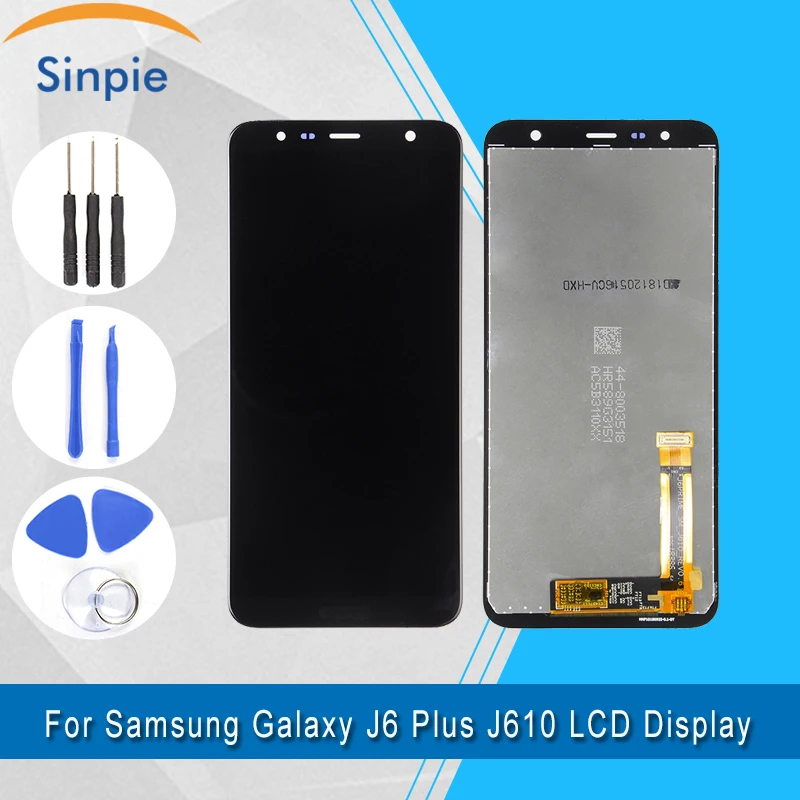 

For Samsung Galaxy J6+ J610 LCD Display+Touch Screen Digitizer Assembly 100% Tested Assembly Replacement Spare 6.0inch