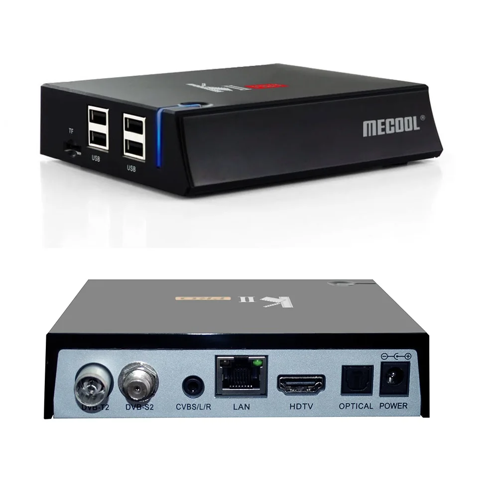 MECOOL KII PRO DVB S2 T2 Android 7 1 Smart TV Box Amlogic S905D четырехъядерный dvb t2 s2 2 Гб 16 4K 4/5G Dual Wifi BT4.0 K2