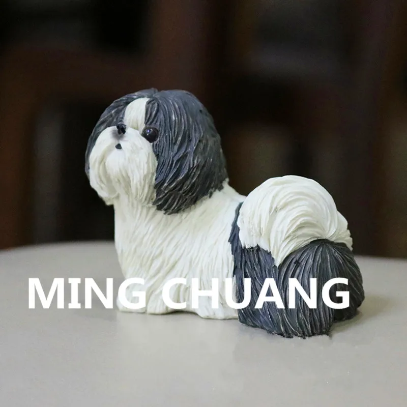 Mini-Cute-Simulation-Puppy-Statue-Chrysanthemum-Shih-Tzu-Care-for-dogs-Bust-Resin-Action-Figure-Collectible (1)