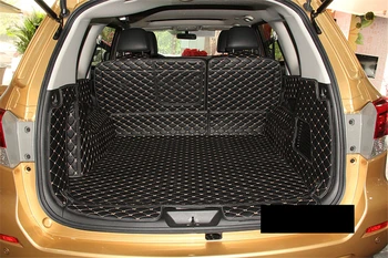 

luxury fiber leather car trunk mat for nissan terra 2018 2019 2020 car accessories